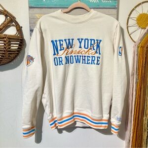 NYON X Knicks Cream Crossover Crew